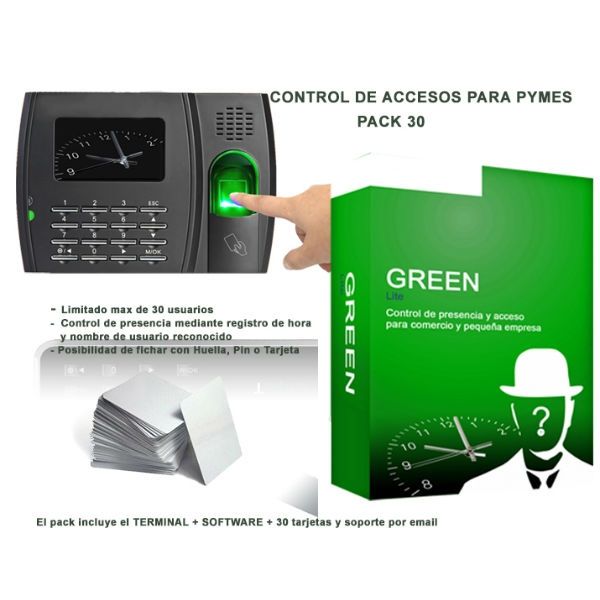 pack 30 sistema de fichaje 