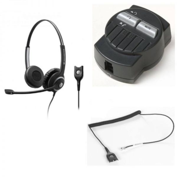 EPOS SC260 QD Dúo + Cable + Adaptador