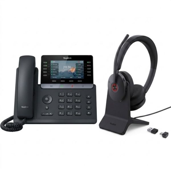 Pack Teléfono IP Yealink T74LTE 4G + Yealink BH74 UC - IA