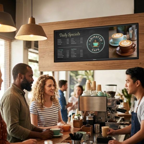 Philips 37BDL3050S en cafetería