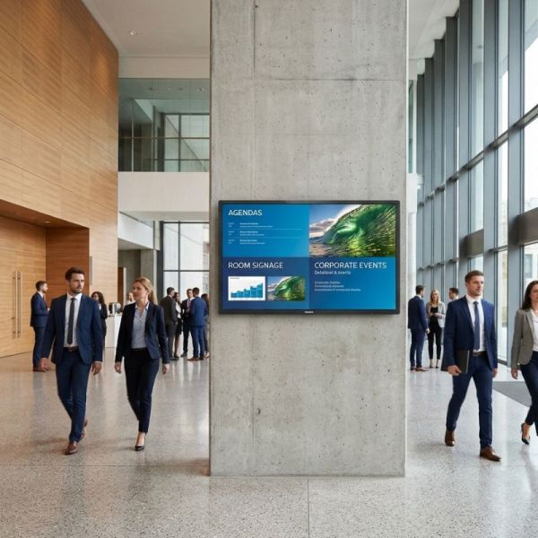 Pantalla Philips en centro de convenciones