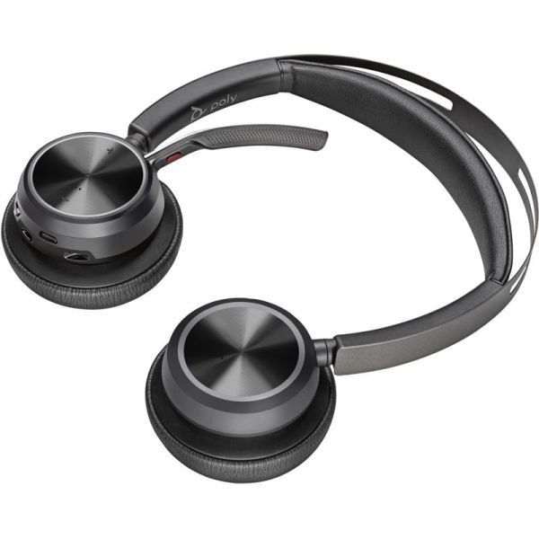 Poly Voyager Focus 2 USB-C-C + adaptador USB-C/A