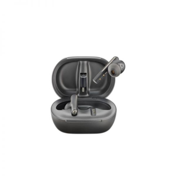 Poly Voyager Free 60+ MS USB-C Negro + Estuche táctil