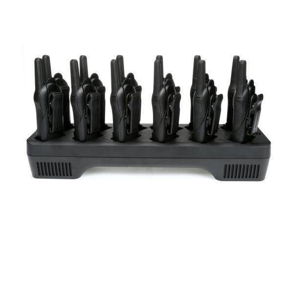 Motorola Cargador con 12 bases para serie Motorola CLR446