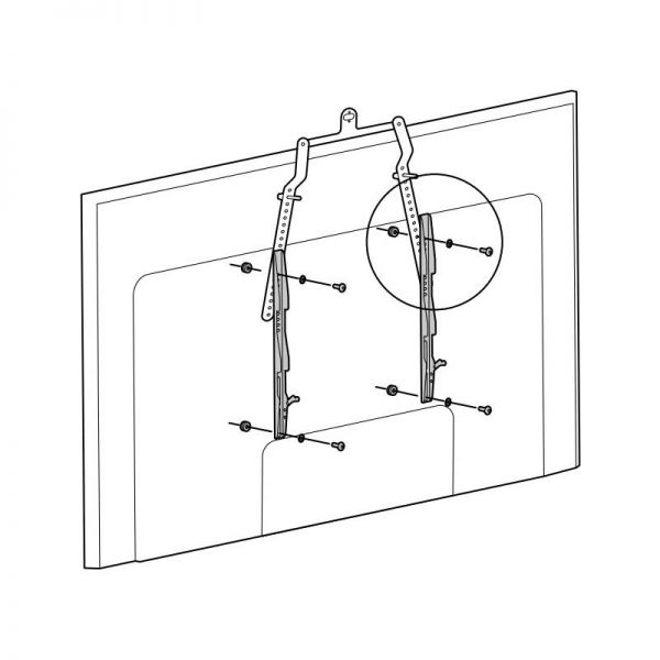 Poly Studio E70 - Kit de montaje VESA