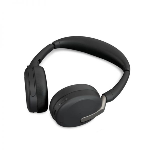 Jabra Evolve2 65 Flex UC Stereo Link 380 USB-A con soporte de carga