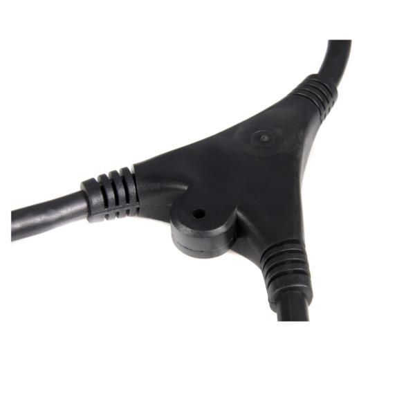 Cable 3m Adaptador Splitter Divisor de Corriente para Ordenador PC C14 IEC320 a 2x C13
