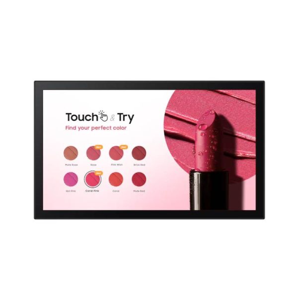 Samsung QBC T 13 inch interactive touch display front view