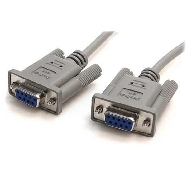 Cavo null modem seriale DB9 a 9 pin RS232 femmina / femmina da 3 m