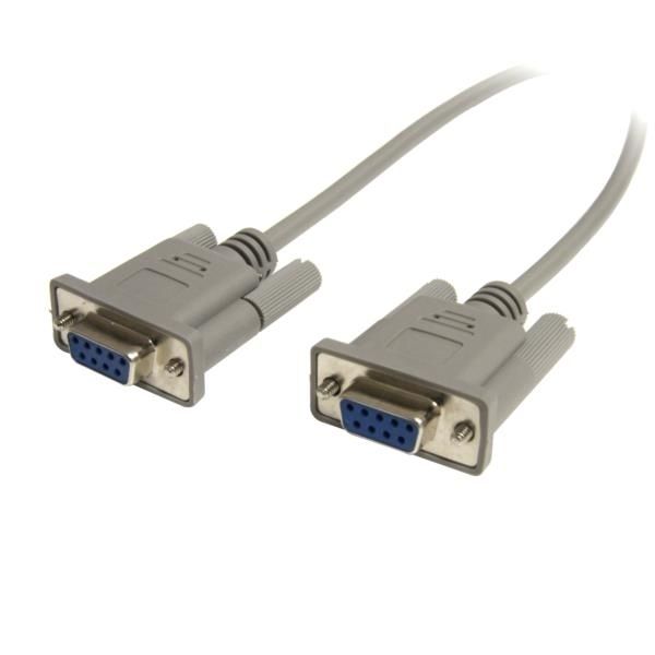 Cavo Seriale Null Modem incrociato DB9 da 7,6m - F/F