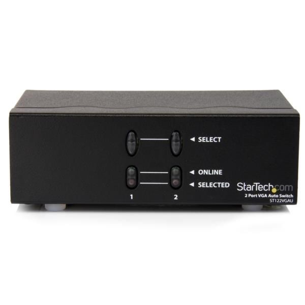 Conmutador Automático de Vídeo VGA de 2 puertos - Switch Selector de Dos Salidas