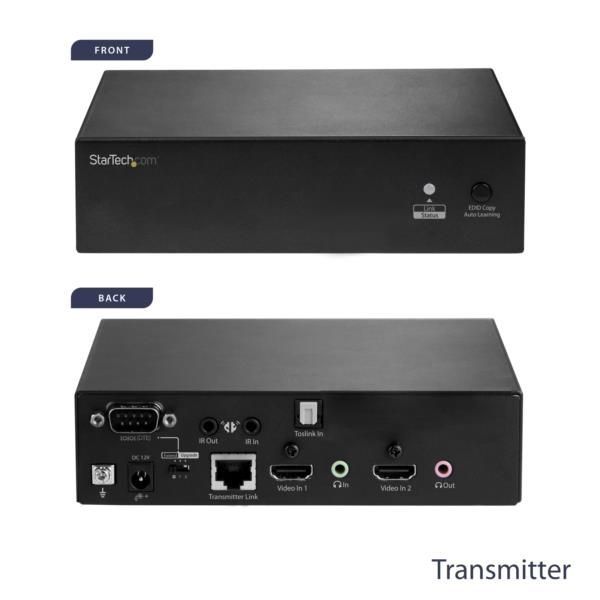 Extensor de HDMI Doble por CAT6 - 1080p