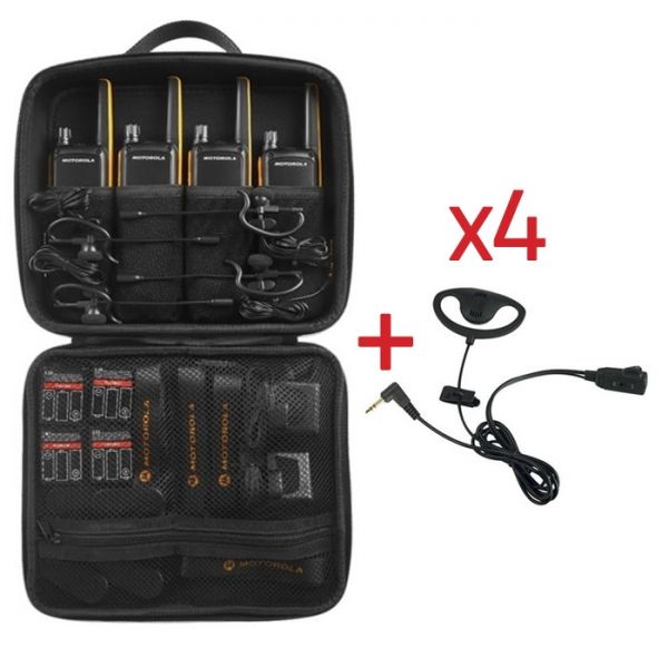 Pack de 4 Motorola Talkabout T82 Extreme