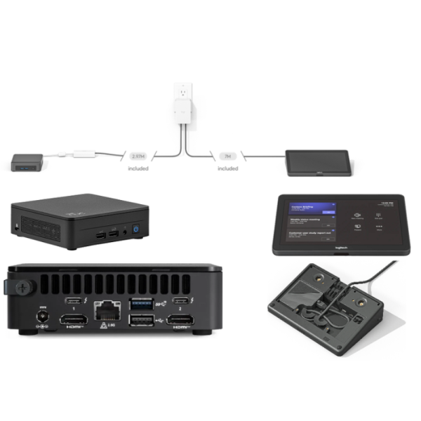 Kit base Logitech + ASUS para salas MTR