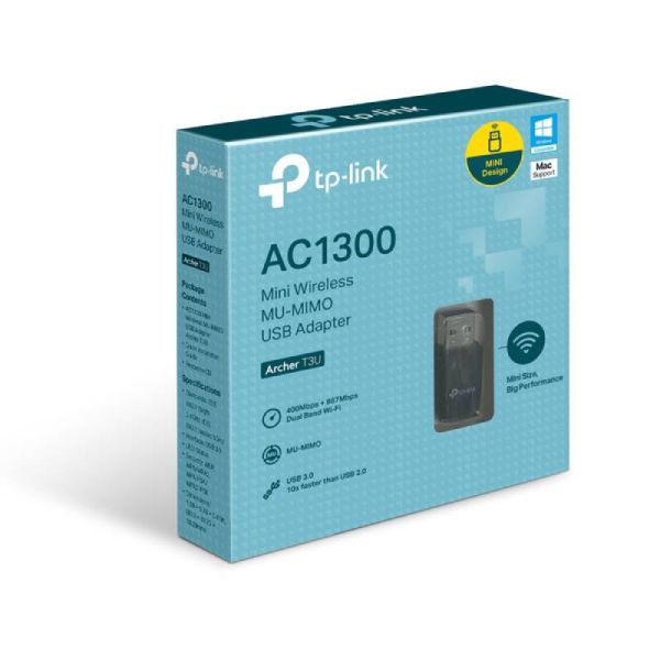 TP Link Adaptador de red  Archer T3U USB 