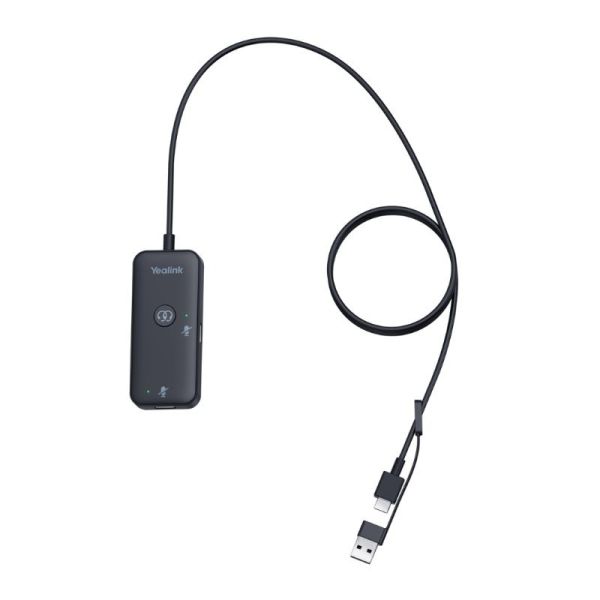 Yealink UYTC adapter with two wired headsets