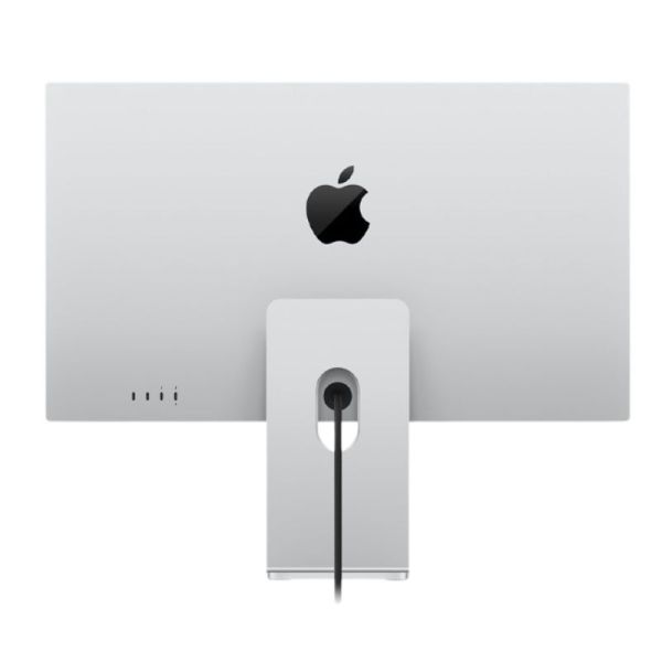Apple Studio Display standard glass stand detail