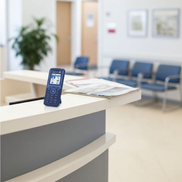 Alcatel-Lucent 8254 antibacterial DECT handset for professional use