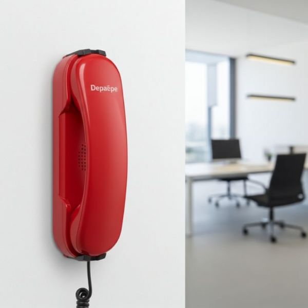 Depaepe HD2000 IP wall-mounted phone without keypad