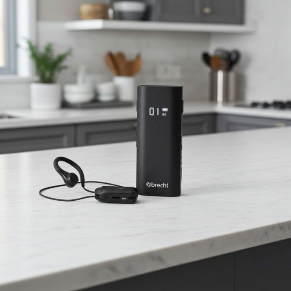 Professional ear-loop PTT headset for TecTalk Biz radios