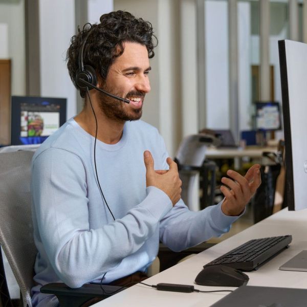 HP Poly Mission 425 stereo USB headset