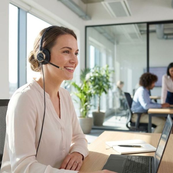 Poly Mission 810 mono noise cancelling headset