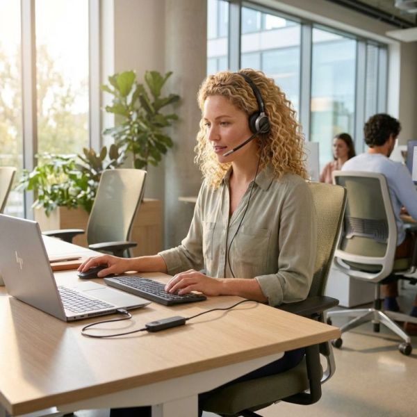 Poly Mission 410 USB-C headset