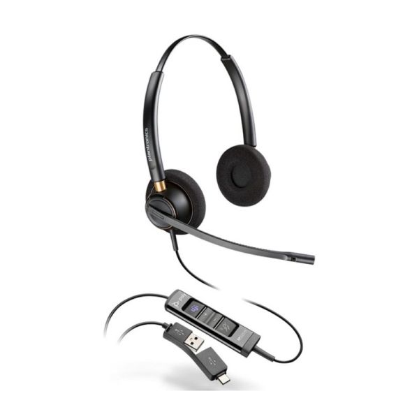 Poly EncorePro 525 MS estéteo USB-A