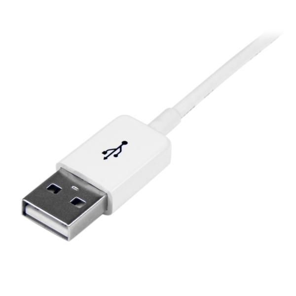 Cable de 3m de Extensión Alargador Cables USB 2.0 - Macho a Hembra USB A - Extensor - Blanco