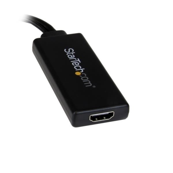 Adaptador VGA a HDMI con audio y alimentación USB - Conversor VGA a HDMI portátil - 1080 p