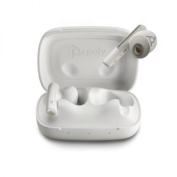 Poly Voyager Free 60 Blanco USB-C MS + Estuche