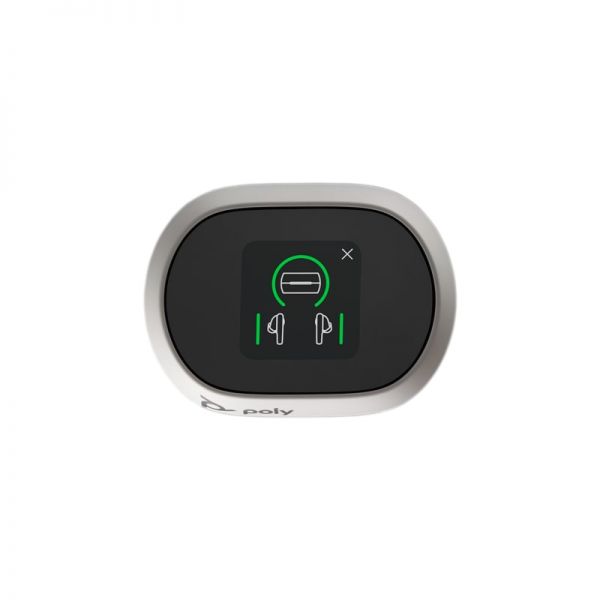 Poly Voyager Free 60+ Blanco MS USB-A + Estuche táctil