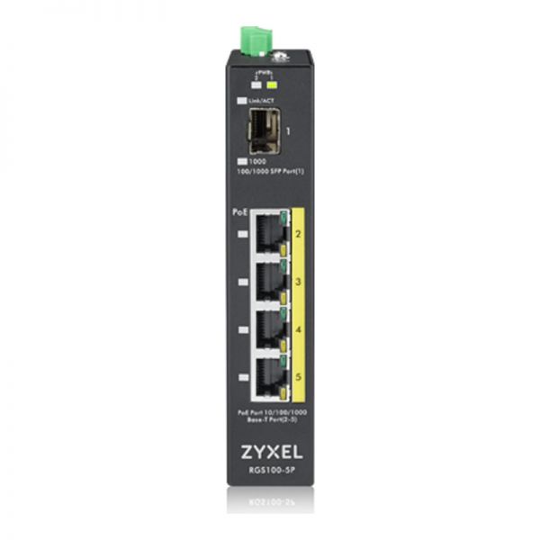 ZYXEL RGS100-5P Switch robusto no gestionable