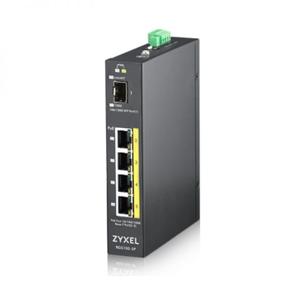 ZYXEL RGS100-5P Switch robusto no gestionable