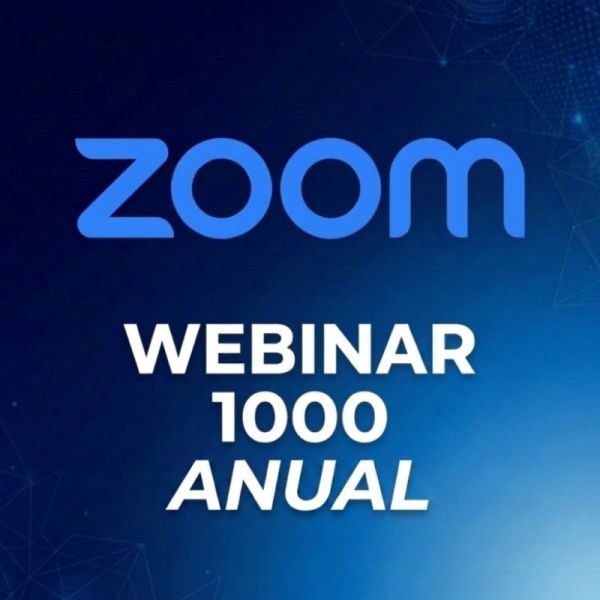 Zoom Webinar 500 Licencia Anual