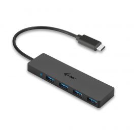 i-tec USB-C Slim Concentrador HUB, dotado de 4 puertos