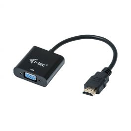 i-tec HDMI2VGAADA adaptador de cable HDMI VGA Negro