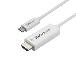 Cavo HDMI a USB-C da 1m - Cavetto USB 3.1 Tipo C a HDMI - 4k a 60Hz - Bianco