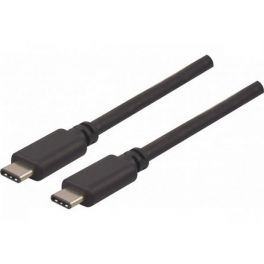Cable USB-C 3.1- USB-C Negro 1m 