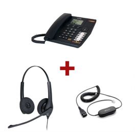 Alcatel Temporis 880 + Jabra  Duo + Cable de conexión