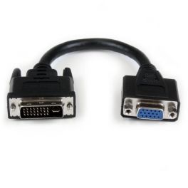 Adattatore cavo DVI a VGA da 20 cm - DVI-I maschio a VGA femmina