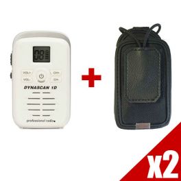 El PAR de Dynascan 1D Blanco + 2 Fundas