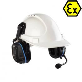 ECOM SM1P Atex con casco