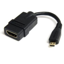 Cavo HDMI a micro HDMI ad alta velocita' - Cavo HDMI micro High Speed da 12cm - F/M - Nero