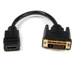 Adattatore cavo video HDMI a DVI-D da 20 cm - HDMI femmina a DVI maschio