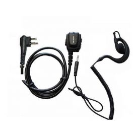 Micro-auricular ergonómico Motorola 2 pins + Auricular gancho