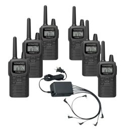 Pack 6x Kenwood PKT-300E + cargador múltiple