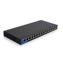 Switch Linksys LGS116P-EU con 16 puertos PoE+