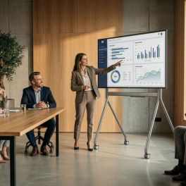 SPC Lumacore Display 75 Business Meeting