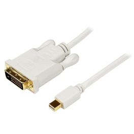 Cable de 1,8m Adaptador de Vídeo Mini DisplayPort a DVI-D - Conversor Pasivo - 1920x1200 - Blanco